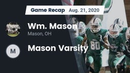 Recap: Wm. Mason  vs. Mason Varsity 2020