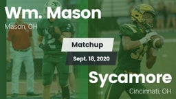 Matchup: Wm. Mason High vs. Sycamore  2020