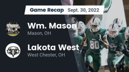 Recap: Wm. Mason  vs. Lakota West  2022