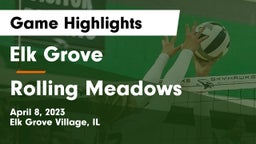 Elk Grove  vs Rolling Meadows  Game Highlights - April 8, 2023