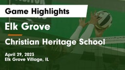 Elk Grove  vs Christian Heritage School Game Highlights - April 29, 2023