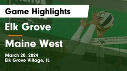 Elk Grove  vs Maine West  Game Highlights - March 20, 2024