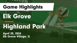 Elk Grove  vs Highland Park  Game Highlights - April 20, 2024