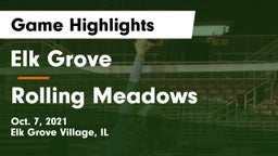 Elk Grove  vs Rolling Meadows  Game Highlights - Oct. 7, 2021