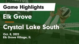 Elk Grove  vs Crystal Lake South  Game Highlights - Oct. 8, 2022