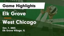 Elk Grove  vs West Chicago  Game Highlights - Oct. 7, 2023