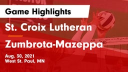 St. Croix Lutheran  vs Zumbrota-Mazeppa  Game Highlights - Aug. 30, 2021