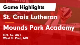 St. Croix Lutheran  vs Mounds Park Academy Game Highlights - Oct. 16, 2021