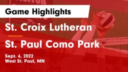 St. Croix Lutheran  vs St. Paul Como Park Game Highlights - Sept. 6, 2022