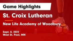 St. Croix Lutheran  vs New Life Academy of Woodbury Game Highlights - Sept. 8, 2022