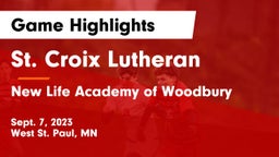 St. Croix Lutheran  vs New Life Academy of Woodbury Game Highlights - Sept. 7, 2023