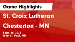 St. Croix Lutheran  vs Chesterton  - MN Game Highlights - Sept. 16, 2023