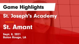 St. Joseph's Academy  vs St. Amant  Game Highlights - Sept. 8, 2021