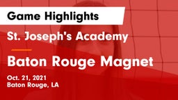 St. Joseph's Academy  vs Baton Rouge Magnet  Game Highlights - Oct. 21, 2021