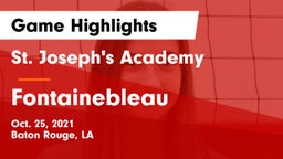 St. Joseph's Academy  vs Fontainebleau  Game Highlights - Oct. 25, 2021