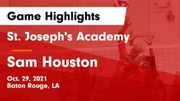 St. Joseph's Academy  vs Sam Houston  Game Highlights - Oct. 29, 2021
