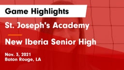 St. Joseph's Academy  vs New Iberia Senior High Game Highlights - Nov. 3, 2021