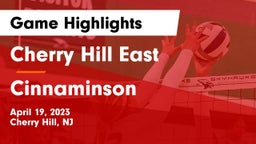 Cherry Hill East  vs Cinnaminson  Game Highlights - April 19, 2023