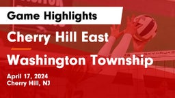 Cherry Hill East  vs Washington Township Game Highlights - April 17, 2024