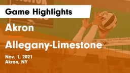 Akron  vs Allegany-Limestone  Game Highlights - Nov. 1, 2021