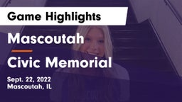 Mascoutah  vs Civic Memorial  Game Highlights - Sept. 22, 2022