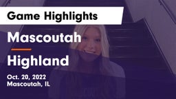 Mascoutah  vs Highland  Game Highlights - Oct. 20, 2022