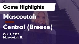 Mascoutah  vs Central  (Breese) Game Highlights - Oct. 4, 2023