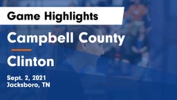 Campbell County  vs Clinton  Game Highlights - Sept. 2, 2021