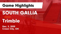 SOUTH GALLIA  vs Trimble  Game Highlights - Dec. 3, 2020