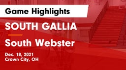 SOUTH GALLIA  vs South Webster  Game Highlights - Dec. 18, 2021