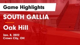 SOUTH GALLIA  vs Oak Hill  Game Highlights - Jan. 8, 2022