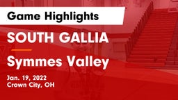 SOUTH GALLIA  vs Symmes Valley Game Highlights - Jan. 19, 2022