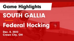 SOUTH GALLIA  vs Federal Hocking  Game Highlights - Dec. 8, 2022