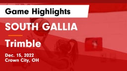 SOUTH GALLIA  vs Trimble  Game Highlights - Dec. 15, 2022