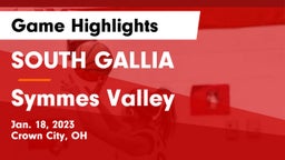 SOUTH GALLIA  vs Symmes Valley  Game Highlights - Jan. 18, 2023