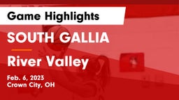 SOUTH GALLIA  vs River Valley  Game Highlights - Feb. 6, 2023