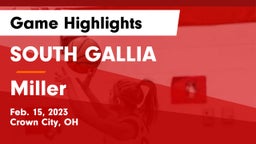 SOUTH GALLIA  vs Miller  Game Highlights - Feb. 15, 2023