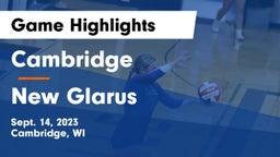 Cambridge  vs New Glarus  Game Highlights - Sept. 14, 2023