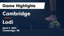 Cambridge  vs Lodi  Game Highlights - April 9, 2024