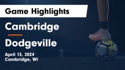 Cambridge  vs Dodgeville  Game Highlights - April 13, 2024