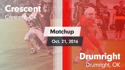 Matchup: Crescent  vs. Drumright  2016