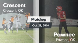 Matchup: Crescent  vs. Pawnee  2016