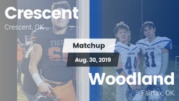 Matchup: Crescent  vs. Woodland  2019