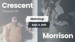 Matchup: Crescent  vs. Morrison 2019