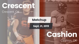 Matchup: Crescent  vs. Cashion  2019