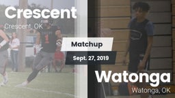 Matchup: Crescent  vs. Watonga  2019