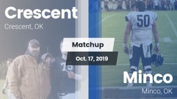 Matchup: Crescent  vs. Minco  2019