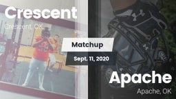 Matchup: Crescent  vs. Apache  2020