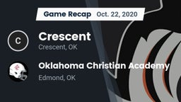 Recap: Crescent  vs. Oklahoma Christian Academy  2020