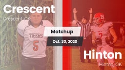 Matchup: Crescent  vs. Hinton  2020